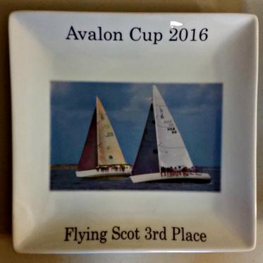 Custom Printed Square Plates For Sailboat Race