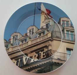 Custom photo of France on plate