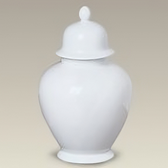 Covered Porcelain Printed Artwork On Urns Model J033991