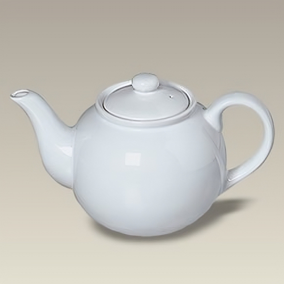 J052791_Ceramic_Tea_Pot_42_ounces_5_75_inch_height_Classic_Tea_Pot