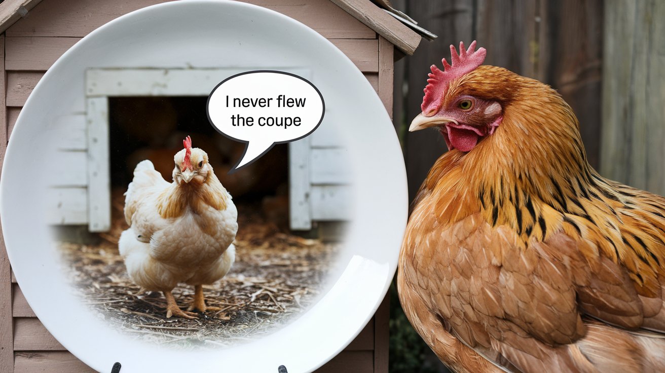 Chickens love our coupe plates they come in all sizes, I mean the plates not talking chickens